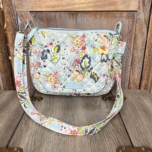 Vera Bradley Floating Garden Shoulder Crossbody Purse Bag